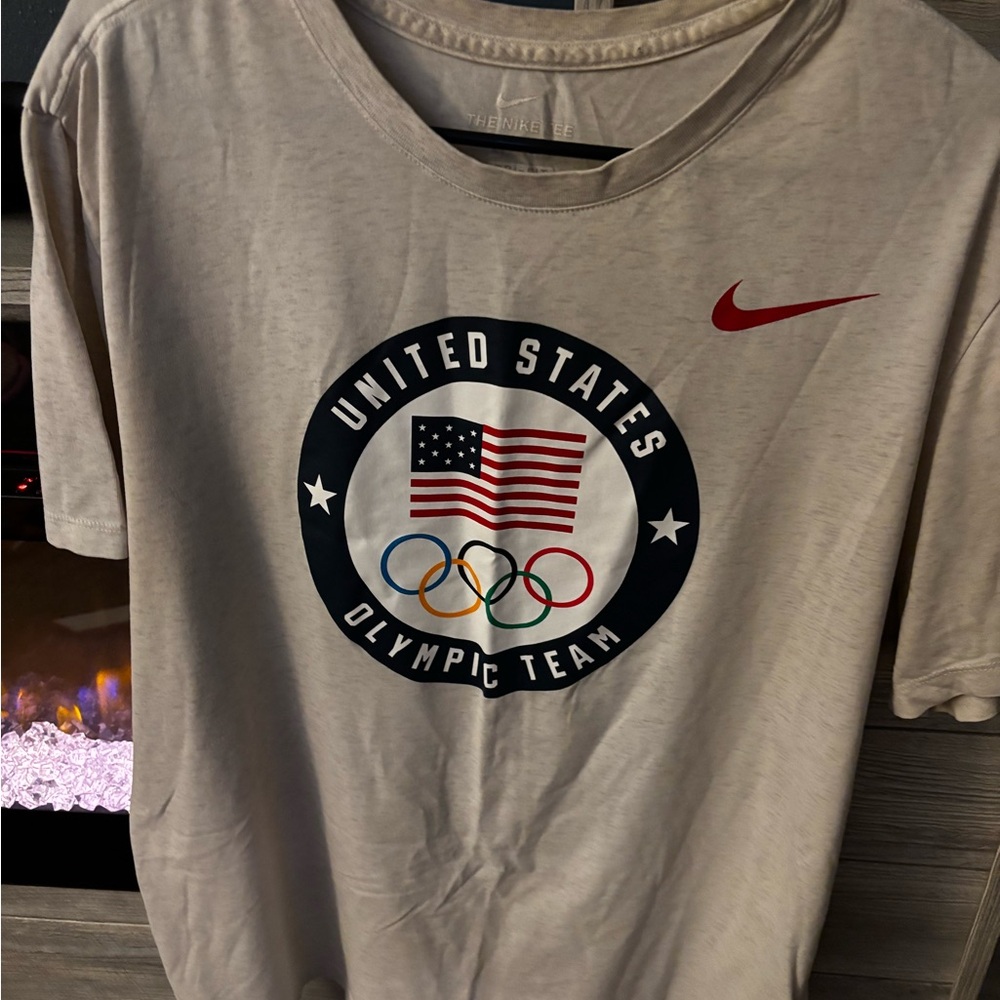 Nike Beige Dri-FIT Tee